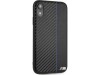 IPhone XR CG MOBILE BMW M LOGO BI-MATERIAL Carbon Navy Stripe Hard Case Cover